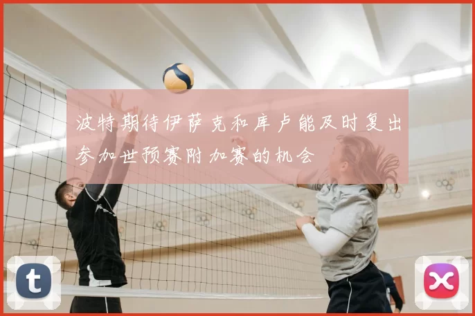 波特期待伊萨克和库卢能及时复出参加世预赛附加赛的机会
