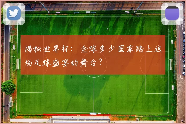 揭秘世界杯:全球多少国家踏上这场足球盛宴的舞台?